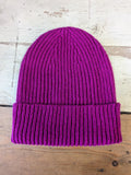 Lambswool Beanie In Magenta
