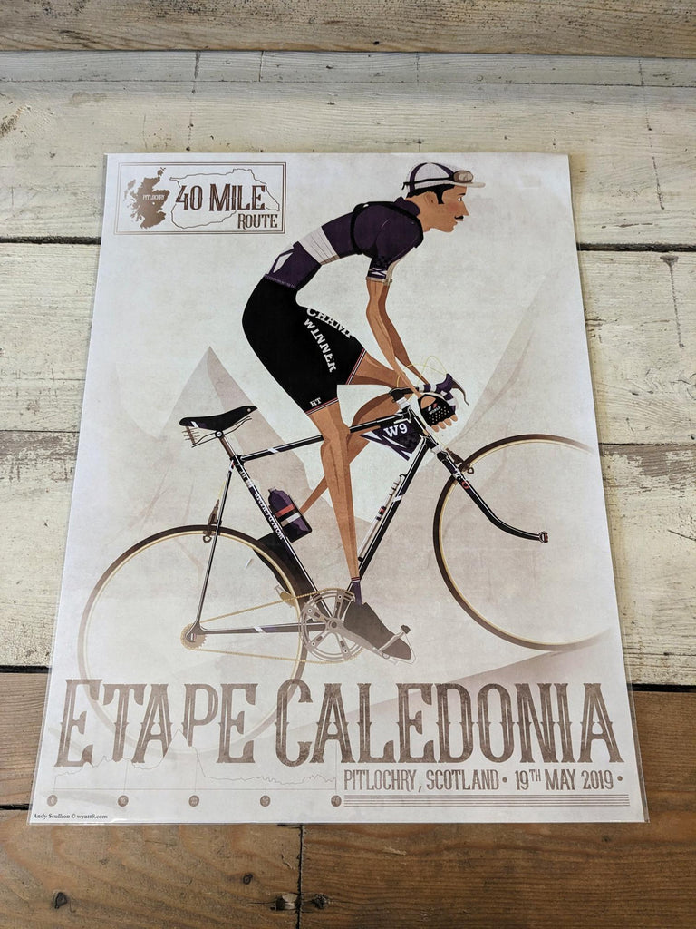 Exclusive Etape Caledonia 2019 Print (40 Mile Route)