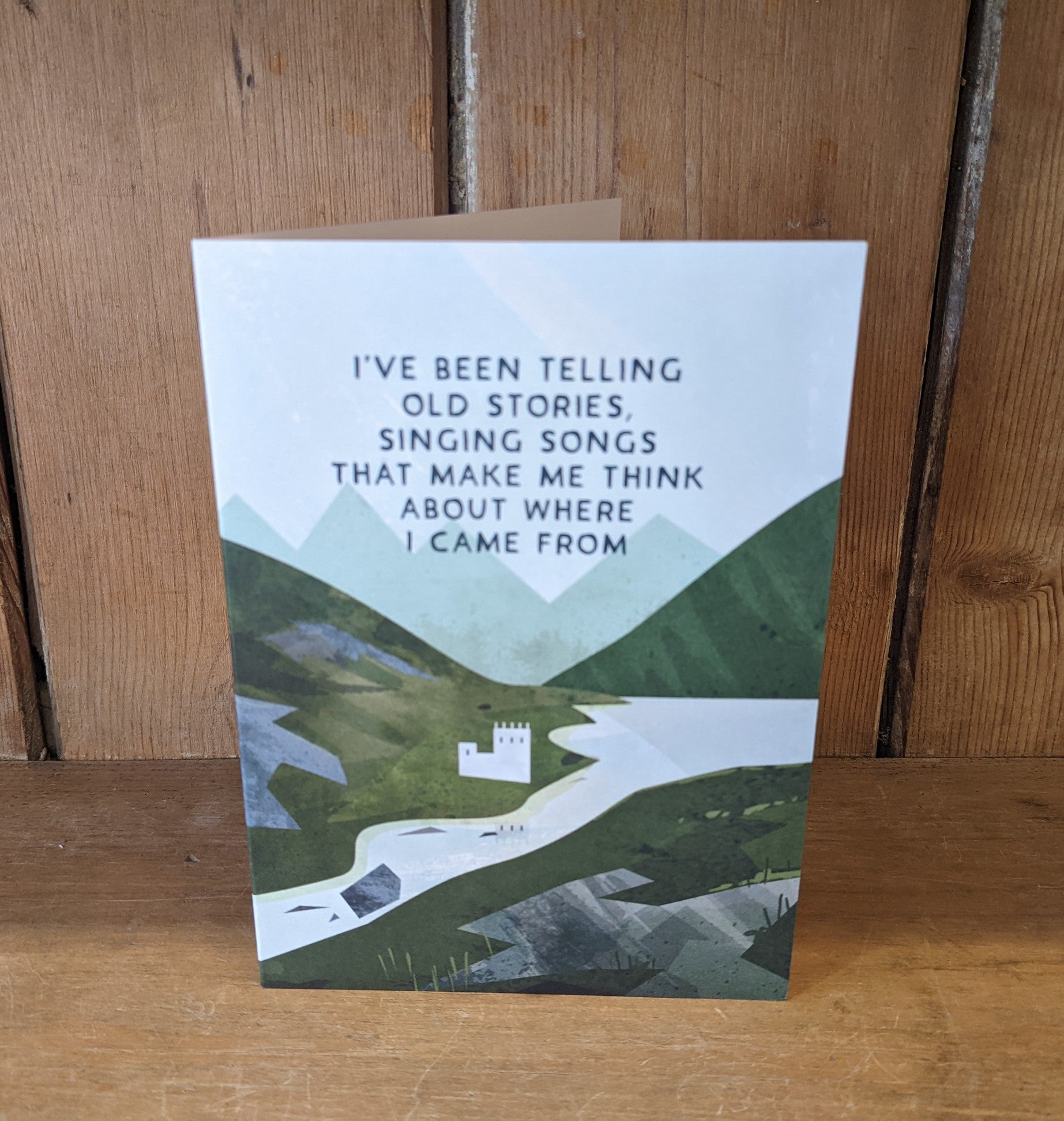I've Been Telling Old Stories... Greetings Card