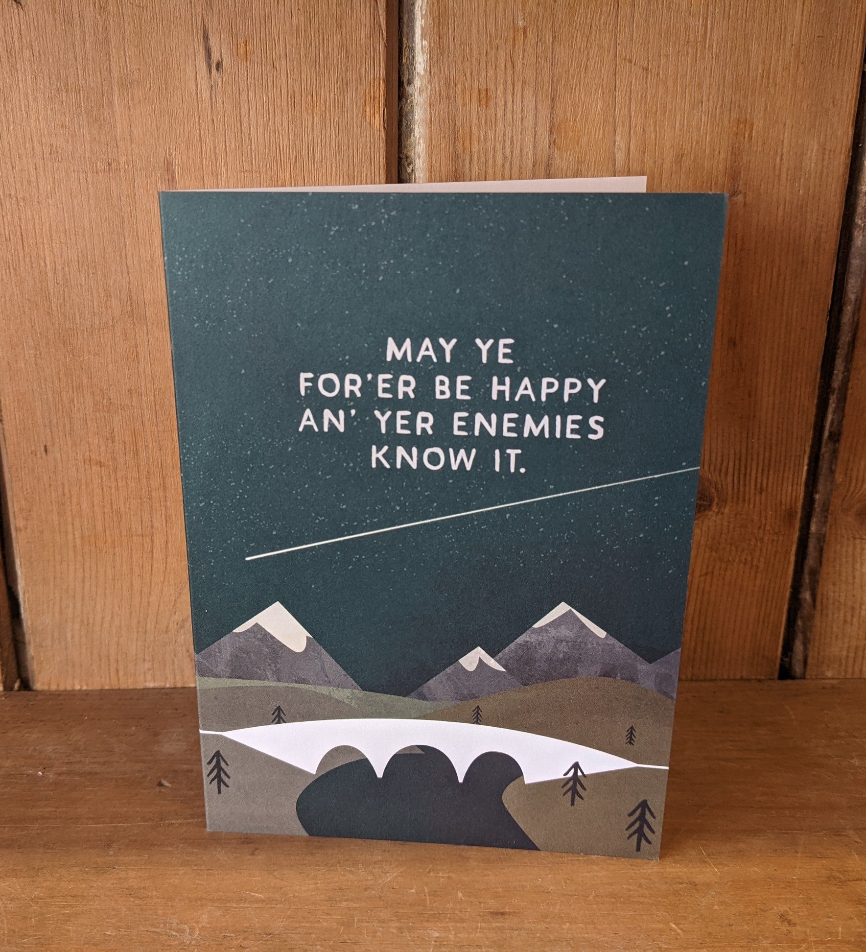 May Ye For'er Be Happy.... Greetings Card