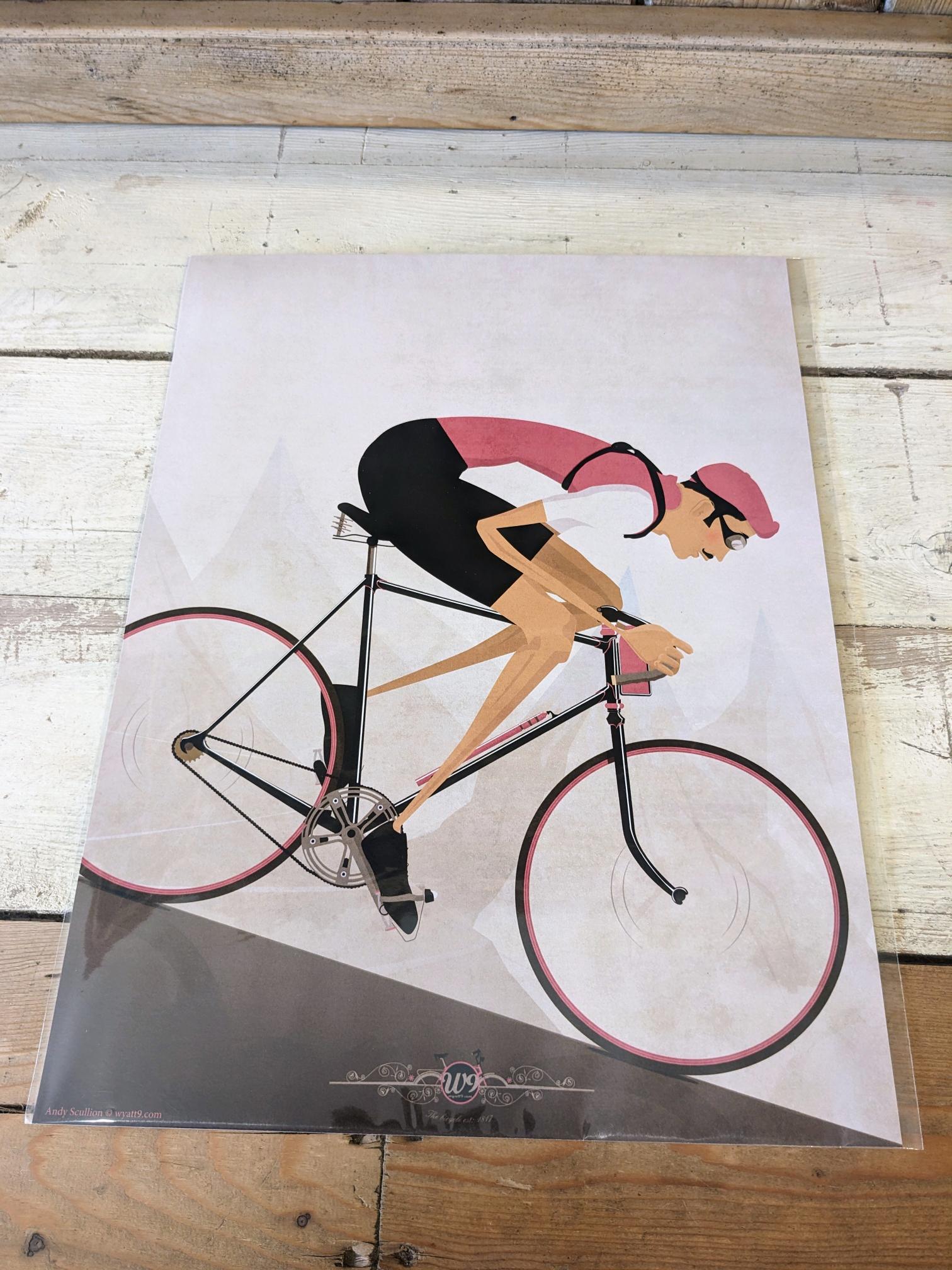 Vintage Style Giro D'Italia Print